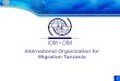 International Organization for Migration  Tanzania