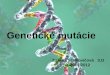 Genetické mutácie