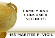 FAMILY AND CONSUMER SCIENCES