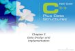 Chapter 2 Data Design and Implementation
