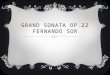 Grand Sonata Op.22 Fernando  Sor