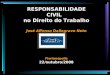 RESPONSABILIDADE CIVIL  no Direito do Trabalho José Affonso Dallegrave Neto Florianópolis