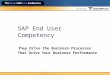 SAP End User Competency
