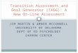 Transition Assessment and Goal Generator (TAGG): A New On-Line Assessment