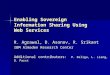 Enabling Sovereign Information Sharing Using Web Services