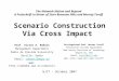 Scenario Construction Via Cross Impact