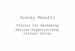 Process For Reviewing Denison Organizational Culture Survey