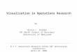 Visualization in Operations Research