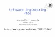 Software Engineering  HT06