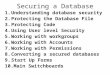 Securing a Database