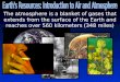 Earth's Resources: Introduction to Air and Atmosphere