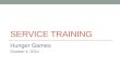 Service Training