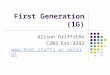 First Generation (1G)