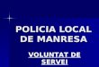 POLICIA LOCAL DE MANRESA