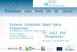 Future  Internet Open Data  Expansion @ finodexproject  # opendata  # fippp  # fiware