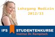 Lehrgang Medizin 2012/13