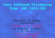 Fast Infrared Flickering from  GRS 1915+105