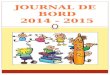 JOURNAL DE  BORD 2014 - 2015