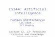 CS344: Artificial Intelligence