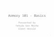 Armory 101 - Basics