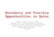 Residency and Practice Opportunities in Qatar