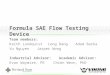Formula SAE Flow Testing Device