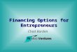 Financing Options for Entrepreneurs