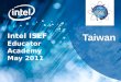 Intel  ISEF  Educator Academy May 2011