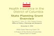Health Insurance in the     District of Columbia State Planning Grant Overview