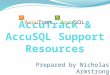 AccuTrack & AccuSQL Support Resources