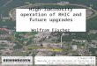 High-luminosity operation of  RHIC and future upgrades Wolfram Fischer
