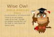 Wise Owl  Native American Story Loosely based on an Iroquois Myth