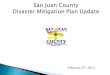 San Juan County  Disaster Mitigation Plan Update