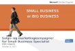 Salgs- og marketingkampagner for Small Business Specialist Gitte Casparij