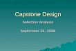 Capstone Design