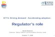ICT 5: Driving demand - Accelerating adoption:  Regulator’s role