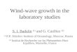 Wind-wave growth in the laboratory studies