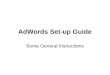 AdWords Set-up Guide