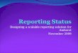 Reporting Status