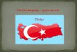 Turkish language – język turecki