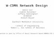 W-CDMA Network Design