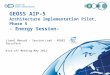 GEOSS AIP-5 Architecture Implementation Pilot, Phase 5  - Energy Session-