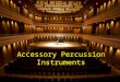 Accessory Percussion Instruments