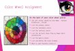 Color Wheel Assignment