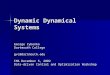 Dynamic Dynamical Systems