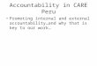 Accountability in CARE Peru