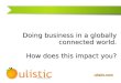 Doing business in a globally connected world. How does this impact you?