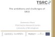 The ambitions and challenges of SROI