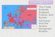 The Triple Entente: England, France, and Russia Germany and the Austro-Hungarian Empire
