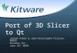 Port of 3D Slicer to Qt